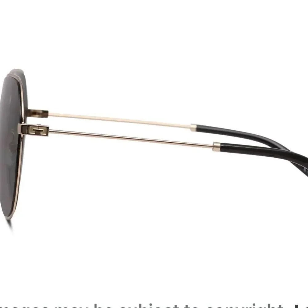 GIVENCHY GV 7171/G/S J5G9O Gold/Dark Gray Gradient Sunglasses 63mm $525